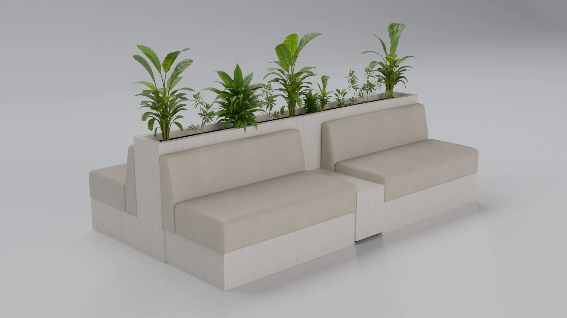 Commercial banquette seating from the BQA10 102 collection by Cria Furniture